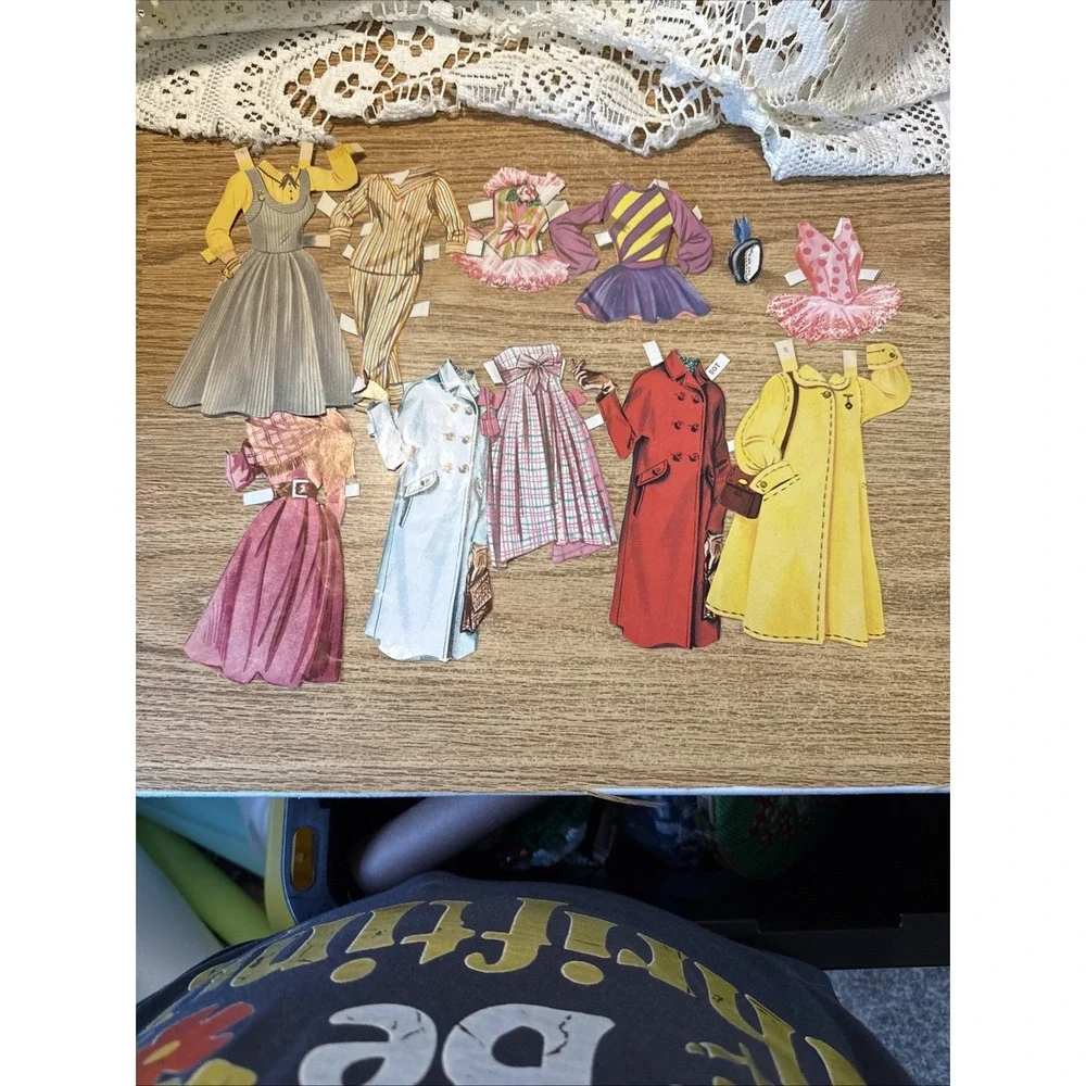 Vintage Paper Dolls 2 Dolls Multiple Clothes 1950s